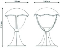 Садовый светильник Gauss Aura GD029 фото №2 — интернет-магазин Desire.md