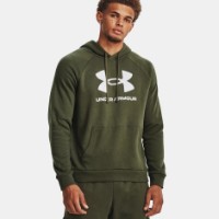 Hanorac pentru bărbați Under Armour Rival Fleece Logo HD Darkolivegreen XL imaginea #3 — magazin online Desire.md