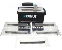 Набор гладилок для декоративной штукатурки Bihui PTSJG8