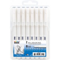 Liner grafic arhitect Marvy 8pcs 4600-8A