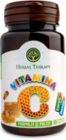 Vitamine Herbal Therapy Vitamina C Propolis & Pollen 100mg 60tab