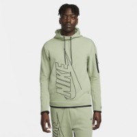 Мужская толстовка Nike M Nk Tch Flc Gx Po Hoodie Oil Green, s.L фото №1 — интернет-магазин Desire.md