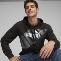 Мужская толстовка Puma Power Graphic Hoodie Tr Puma Black XXL фото №3 — интернет-магазин Desire.md