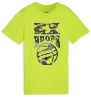 Детская футболка Puma Basketball Blueprint Tee B Lime Pow 164 фото №1 — интернет-магазин Desire.md