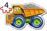 Пазл Castorland 4in1 Funny Building Machines (B-04133) фото №2 — интернет-магазин Desire.md