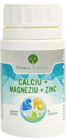 Vitamine Herbal Therapy Calciu + Magneziu + Zinc 60tab
