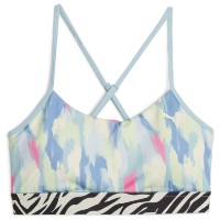 Bustieră Puma Move Animal Remix Bra Turquoise Surf/Zen Blue M imaginea #1 — magazin online Desire.md