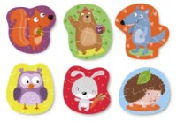 Пазл Dodo 2-3-4 Forest animals (300195)