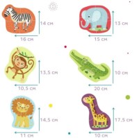 Пазл Dodo 2-3-4 Wild Animals (300153) фото №3 — интернет-магазин Desire.md