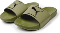 Șlapi pentru bărbați Puma Leadcat Ftr Comfort Olive Green/Puma Black 44.5 imaginea #1 — magazin online Desire.md