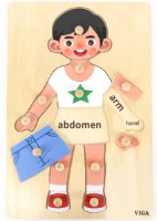 Puzzle Viga 11 Мальчик - Изучаем части тела (446690) imaginea #2 — magazin online Desire.md