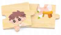 Puzzle Viga 28 Учимся одеваться (44649) imaginea #2 — magazin online Desire.md