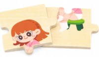 Puzzle Viga 28 Учимся одеваться (44649) imaginea #3 — magazin online Desire.md
