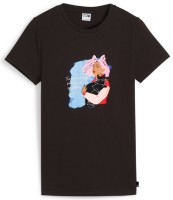 Tricou de dame Puma Graphics Positive Vibe Tee Puma Black L imaginea #1 — magazin online Desire.md