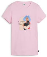 Женская футболка Puma Graphics Positive Vibe Tee Pink Lilac S фото №1 — интернет-магазин Desire.md