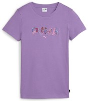 Женская футболка Puma Graphics Shape Of Flora Tee Ultraviolet M