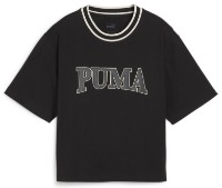 Женская футболка Puma Squad Graphic Tee Puma Black M (67790301)