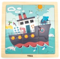 Пазл Viga 9 Пароход (44630)