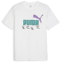 Tricou bărbătesc Puma Graphics Sneaker Tee Puma White L (68017802)