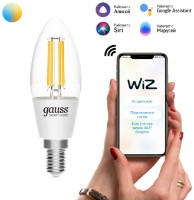 Bec smart Gauss Filament C35 1250112 Dim imaginea #2 — magazin online Desire.md