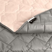 Покрывало MobiCasa Cube 140х210 Grey фото №3 — интернет-магазин Desire.md