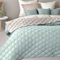 Покрывало MobiCasa Cube 140х210 Mint фото №2 — интернет-магазин Desire.md