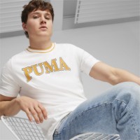 Tricou bărbătesc Puma Squad Big Graphic Tee Puma White S
