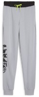 Pantaloni spotivi pentru copii Puma Basketball Blueprint Sweatpants Tr B Gray Fog 140 imaginea #1 — magazin online Desire.md