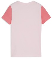 Tricou pentru copii Puma Classics Two Color Logo Tee G Whisp Of Pink 128