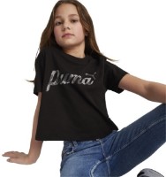 Детская футболка Puma Ess+ Blossom Short Tee G Puma Black 176
