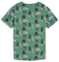 Детская футболка Puma Ess+ Mid 90S Aop Tee B Archive Green 152