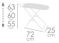 Masă de călcat DeCuevas Funny (53486) imaginea #2 — magazin online Desire.md