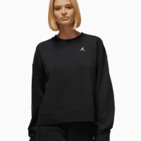 Женская толстовка Nike Jordan Brkln Flc Crew Black/White, s.M фото №2 — интернет-магазин Desire.md