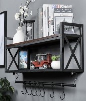 Raft de perete Lucky Star Lexinkton Negru imaginea #2 — magazin online Desire.md