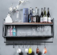 Навесная полка Lucky Star Лексинктон Черный