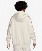 Hanorac damă Nike W Nsw Flc Os Po Hdy Sw Off White/University Red, s.L imaginea #2 — magazin online Desire.md