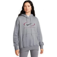Hanorac damă Nike W Nsw Flc Os Po Hdy Swsh Smoke Grey, s.XS imaginea #1 — magazin online Desire.md