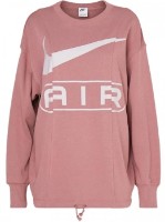 Женская толстовка Nike W Nsw Air Oos Flc Crew Smokey Mauve/Platinum Violet, s.S фото №1 — интернет-магазин Desire.md