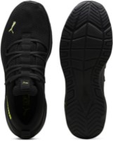 Adidași pentru bărbați Puma Softride One4All Puma Black/Lime Pow/Cool Dark Gray 45