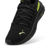 Adidași pentru bărbați Puma Softride One4All Puma Black/Lime Pow/Cool Dark Gray 45