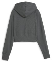 Женская толстовка Puma Classics+ Relaxed Cropped Hoodie Mineral Gray XS фото №2 — интернет-магазин Desire.md