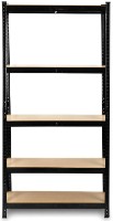 Cтеллаж складской FunFit Metal Storage 150x75x30cm (3780) Black фото №2 — интернет-магазин Desire.md