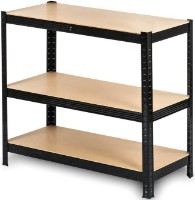 Cтеллаж складской FunFit Metal Storage 150x75x30cm (3780) Black фото №5 — интернет-магазин Desire.md