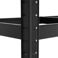 Cтеллаж складской FunFit Metal Storage 150x75x30cm (3780) Black фото №8 — интернет-магазин Desire.md