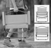 Scaun pliant pentru camping 4Life Whotman Khaki M imaginea #2 — magazin online Desire.md