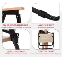 Scaun pliant pentru camping 4Life Whotman Beije M imaginea #2 — magazin online Desire.md