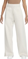 Pantaloni spotivi de dame Nike W Nsw Phnx Flc Hr Pant Wide Light Orewood Brown/Sail, s.L imaginea #1 — magazin online Desire.md