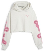 Hanorac damă Puma Game Love Heartbreak Hoodie Vapor Gray Heather XL