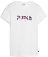Женская футболка Puma Graphics Shape Of Flora Tee Puma White L фото №1 — интернет-магазин Desire.md