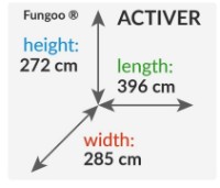 Игровой комплекс Fungoo Activer Grey&White фото №3 — интернет-магазин Desire.md